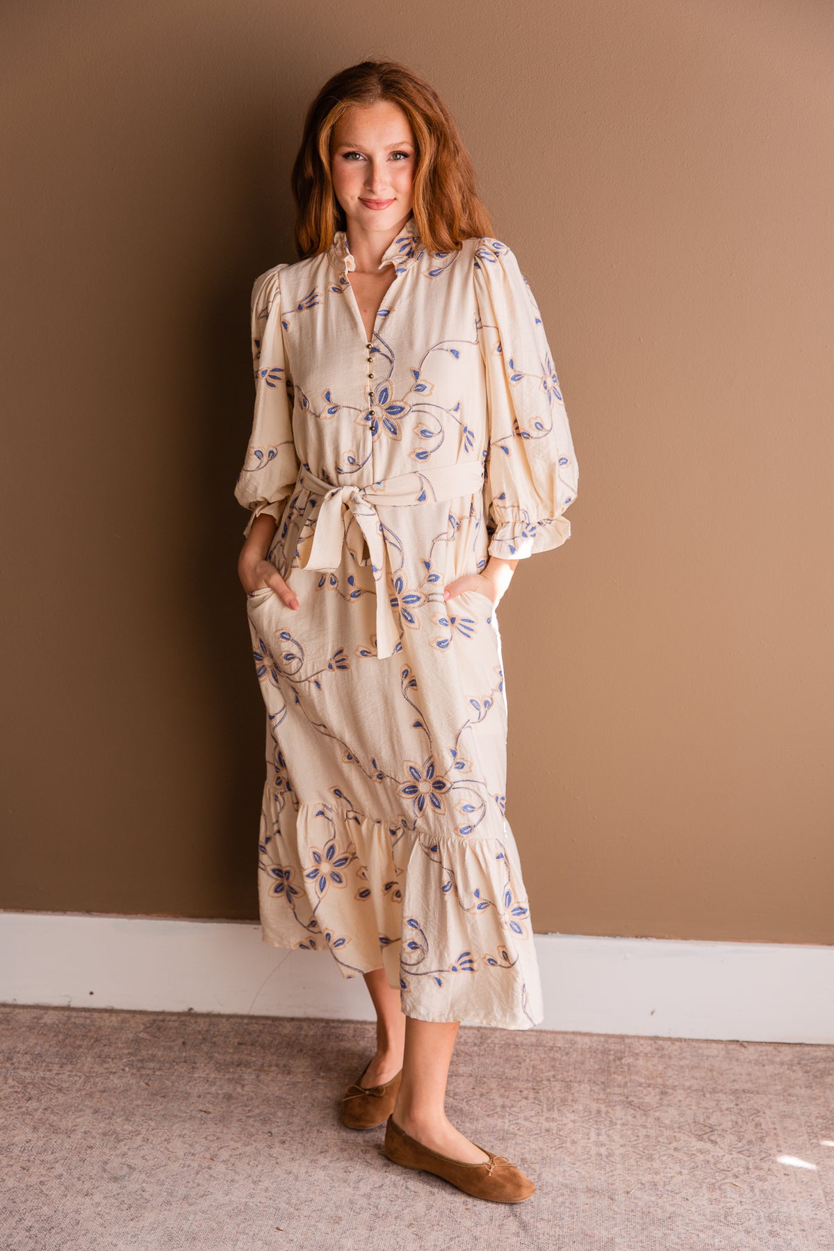 Maddy L/S Maxi Dress