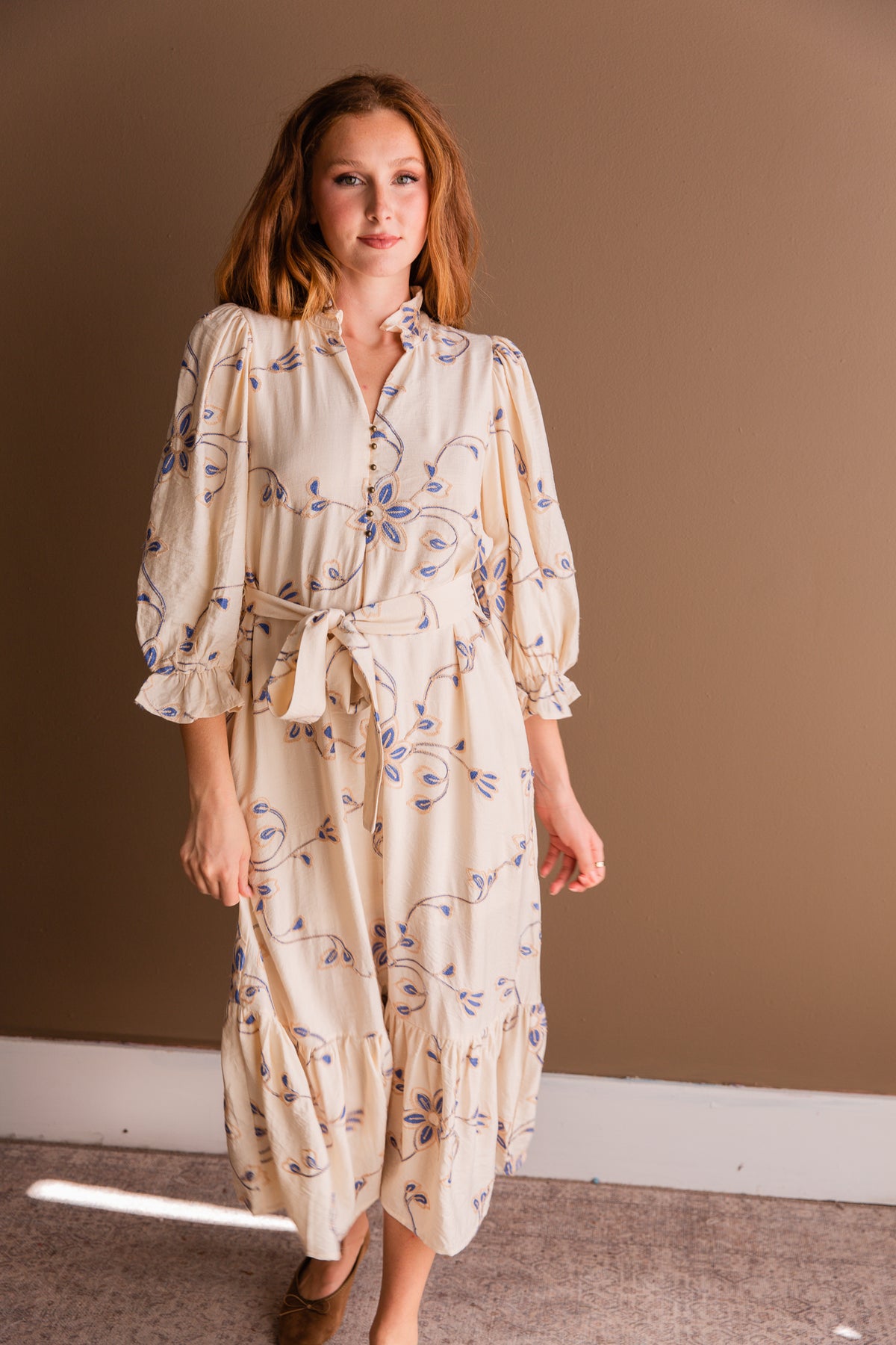 Maddy L/S Maxi Dress