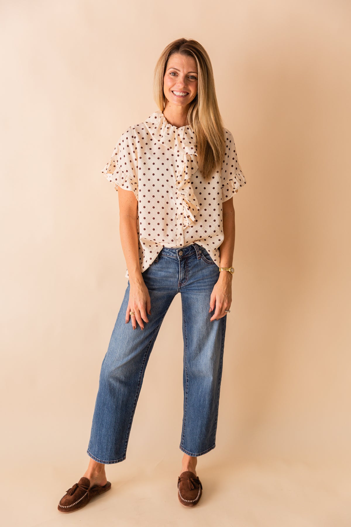 Avery Ruffle Blouse