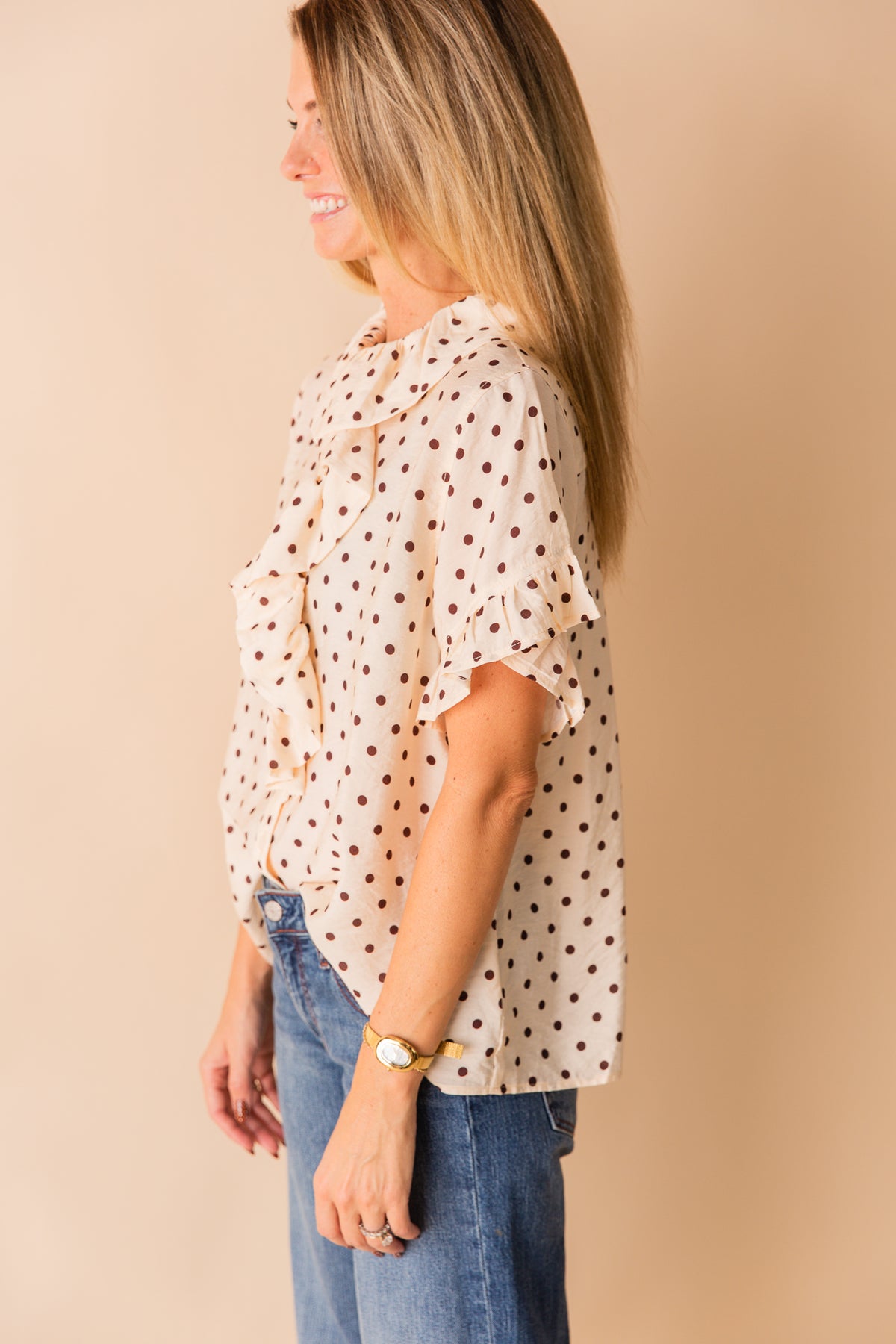 Avery Ruffle Blouse