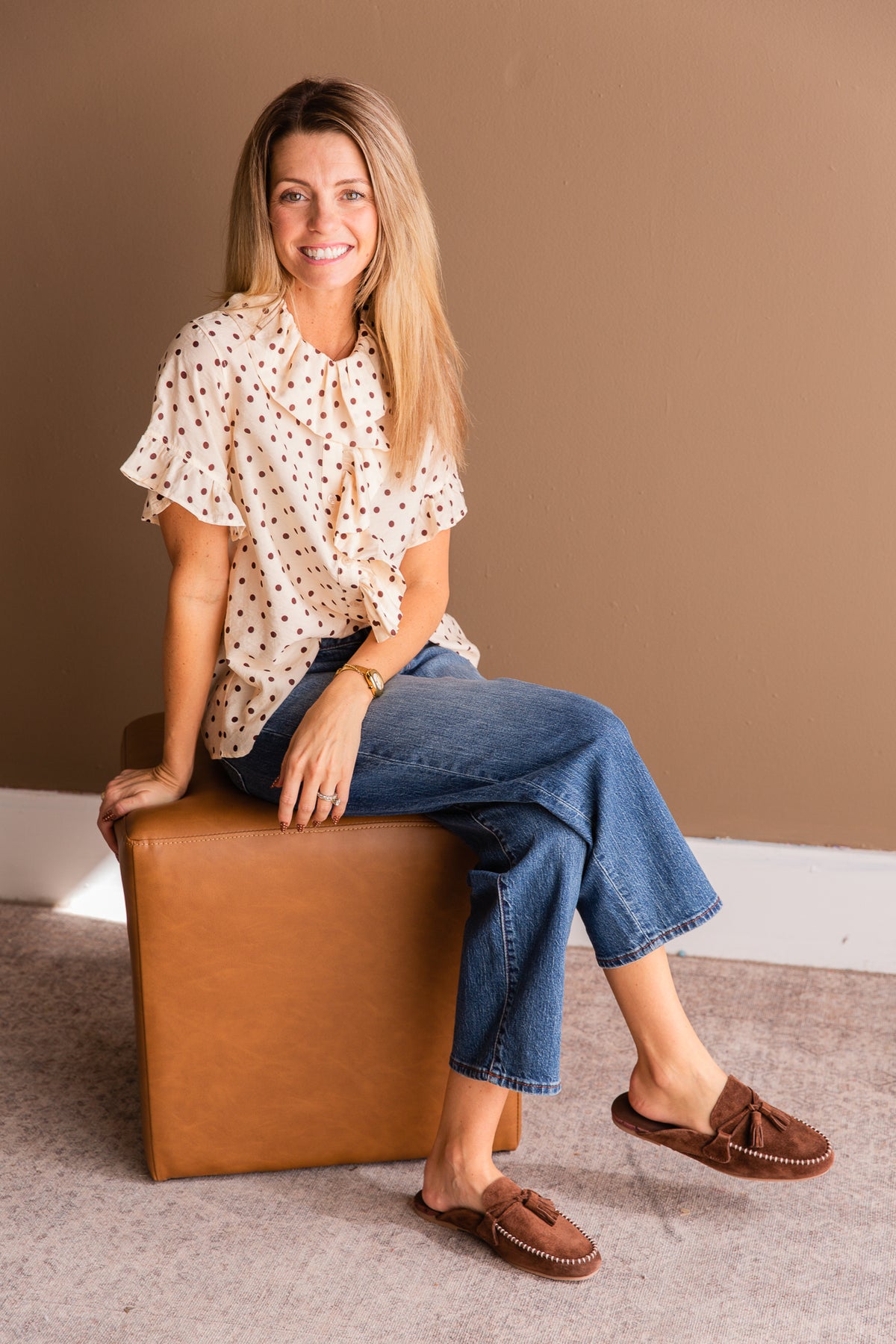 Avery Ruffle Blouse