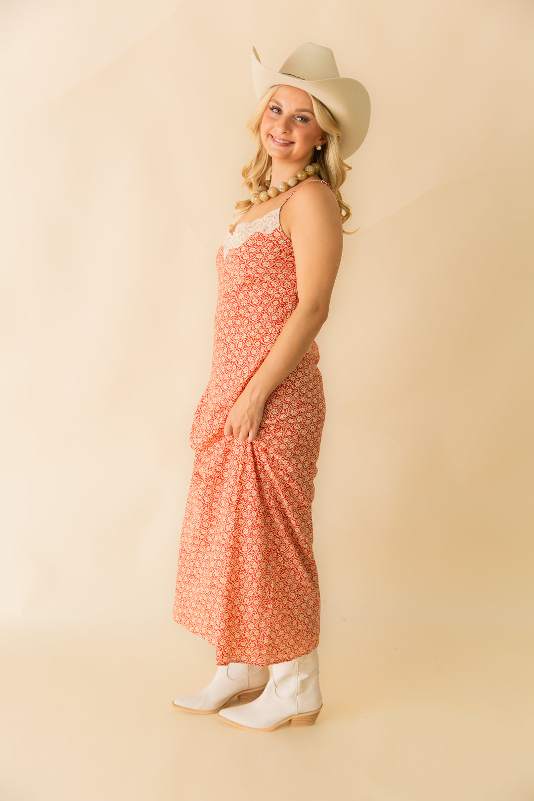 Emela Iris Floral Midi Dress