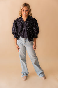 Lynn Polka Dot Blouse
