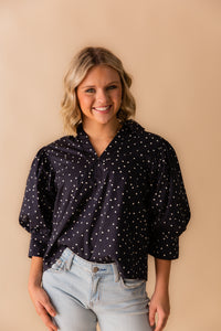 Lynn Polka Dot Blouse