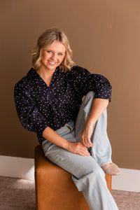 Lynn Polka Dot Blouse