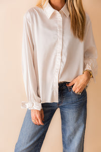 Stacy Ribbon Cuff Blouse