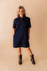 Jenna Collared Mini Dress