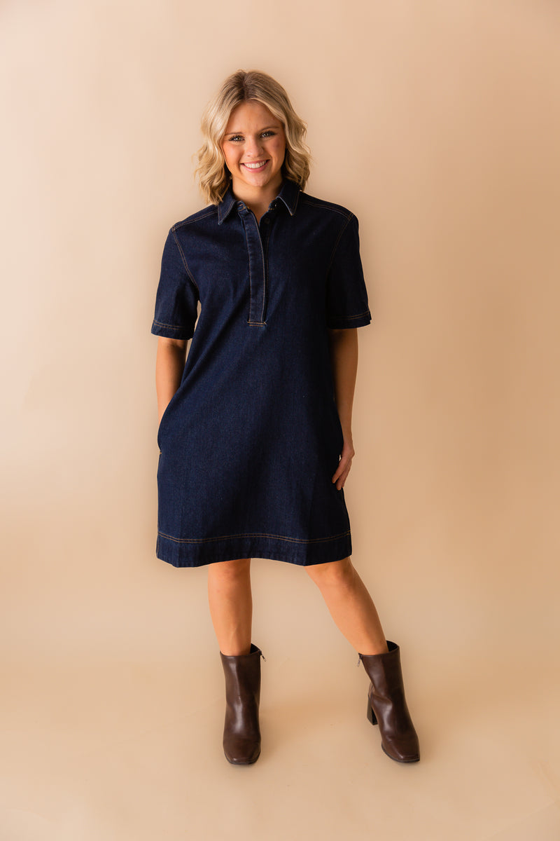 Jenna Collared Mini Dress