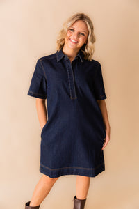 Jenna Collared Mini Dress