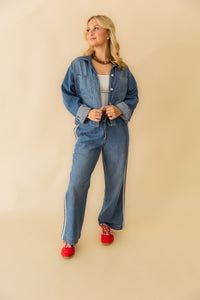 The Sidelines Denim Track Pant