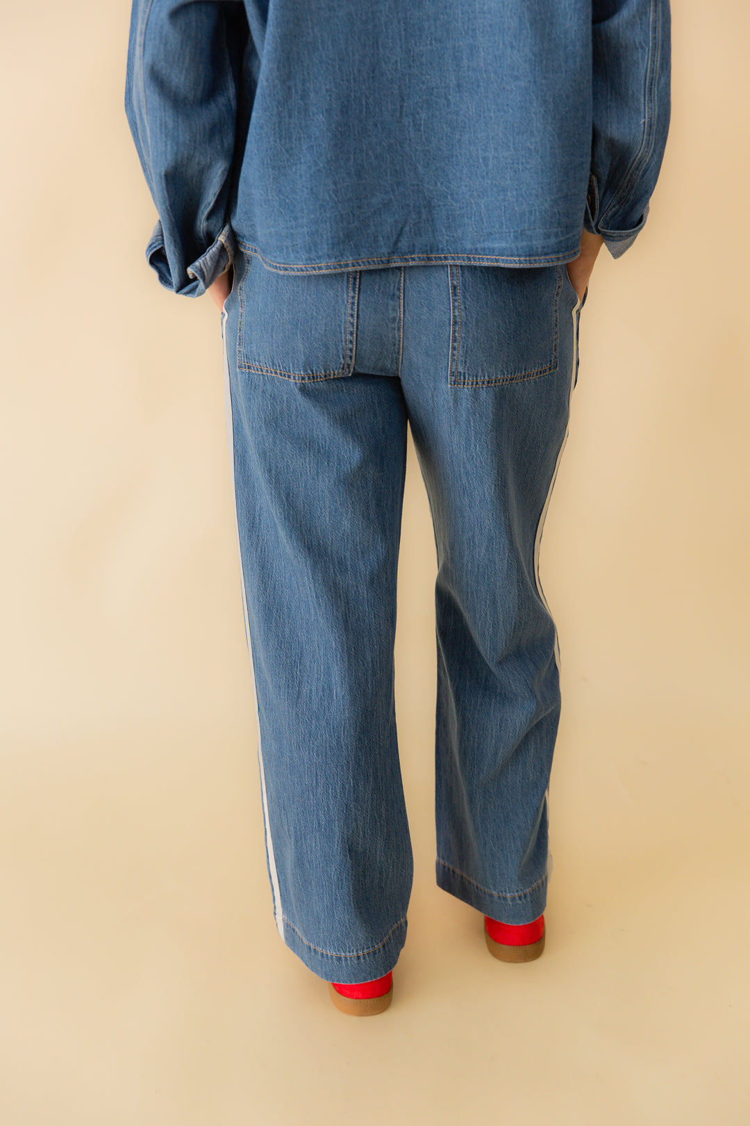 The Sidelines Denim Track Pant