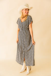 Sanna Iris Floral Midi Dress