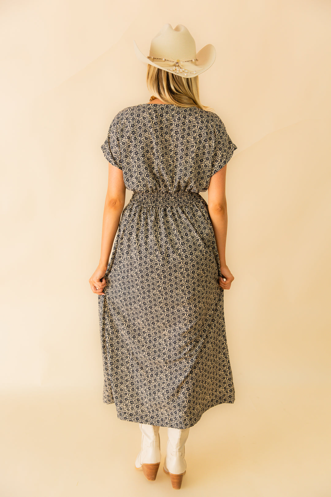 Sanna Iris Floral Midi Dress