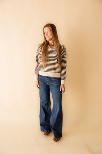 Maya HR Wide Leg Back Darts Wide Hem