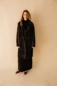 Marceau Houndstooth Coat
