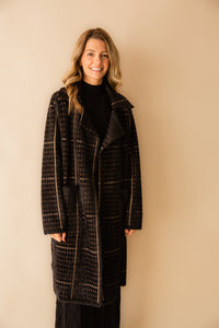 Marceau Houndstooth Coat