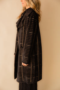 Marceau Houndstooth Coat