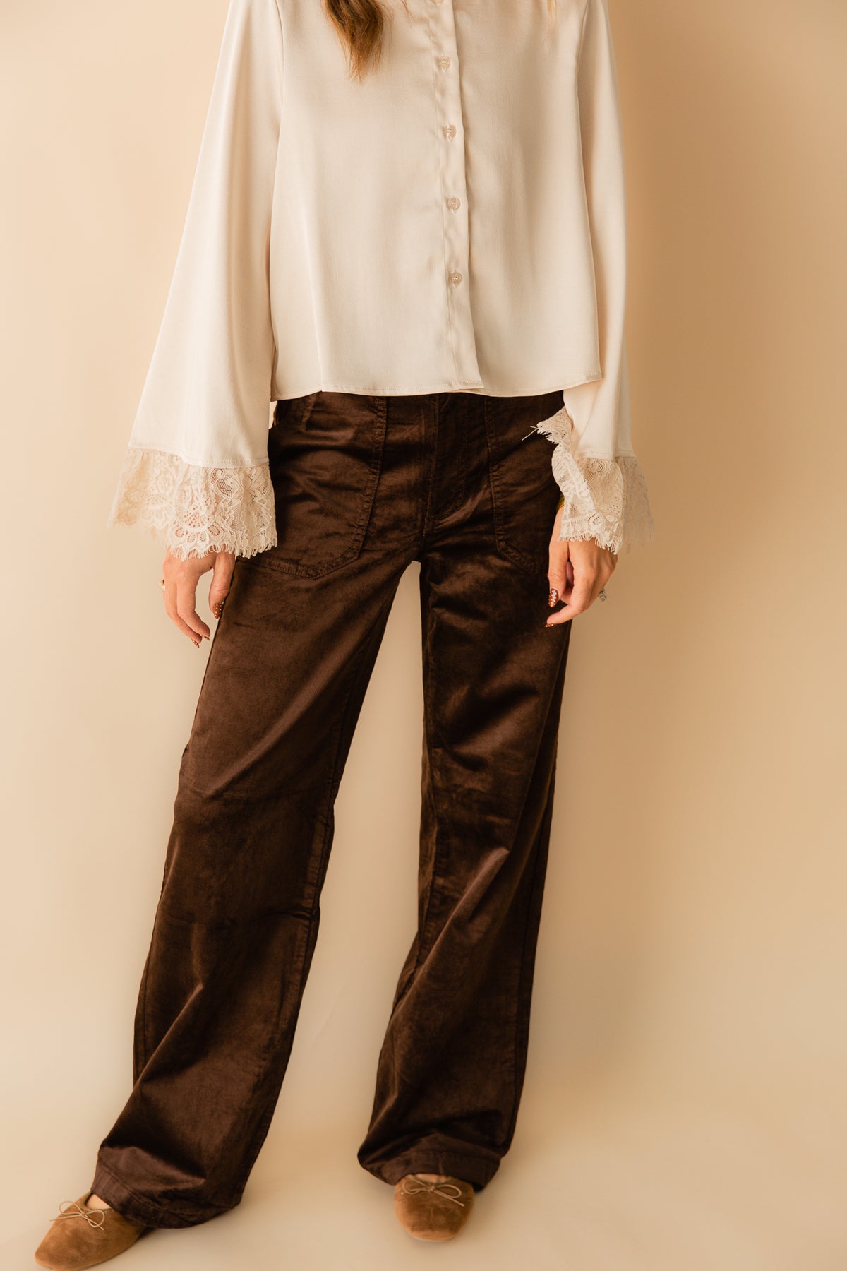 Jodi High Rise Straight Leg w/ Front Pocket