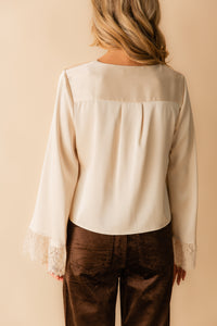 Darlin Lace Trim Blouse