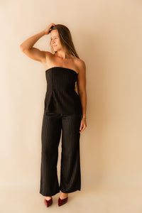 Gilded Evening Pinstripe Pants