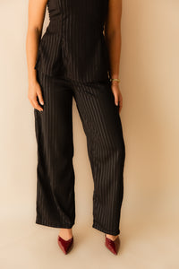 Gilded Evening Pinstripe Pants