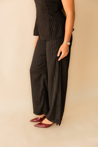 Gilded Evening Pinstripe Pants