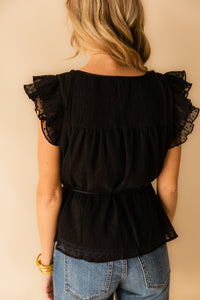 Nightcap Ruffle Sleeve Blouse