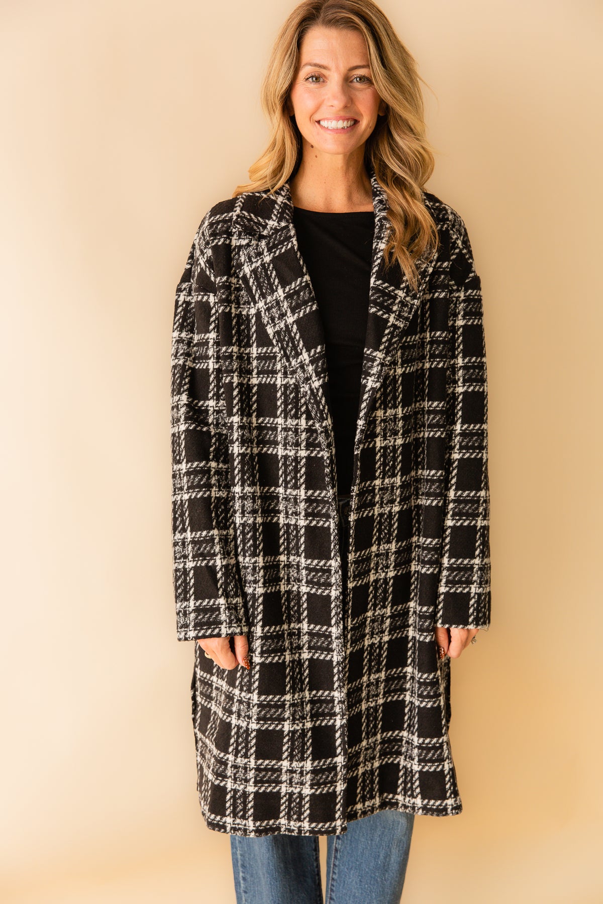 Arabella Plaid Coat