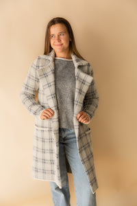 Marlo Plaid Coat