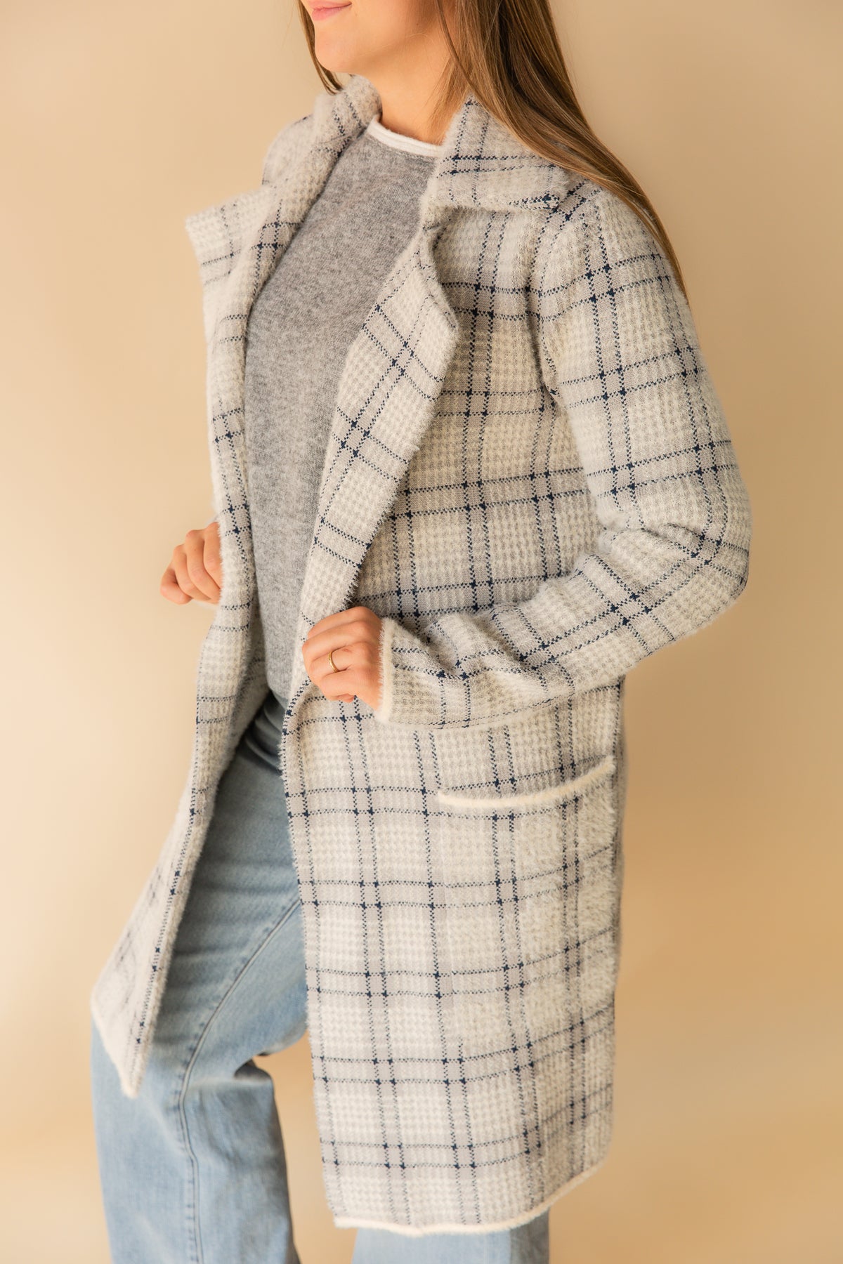 Marlo Plaid Coat