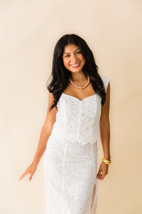 Emrie Eyelet Top
