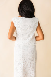 Emrie Eyelet Top