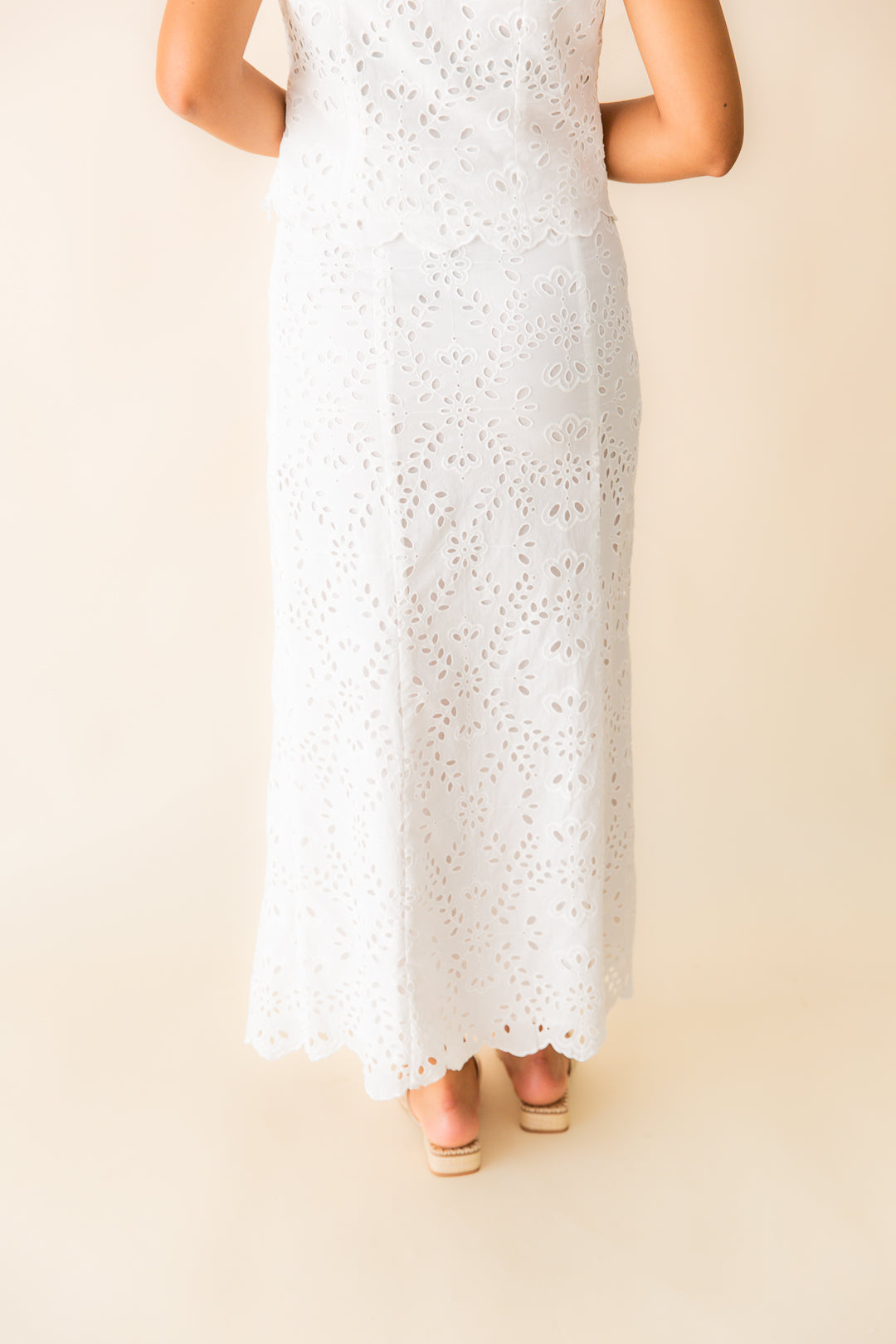 Emrie Eyelet Skirt