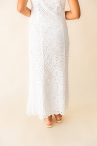 Emrie Eyelet Skirt