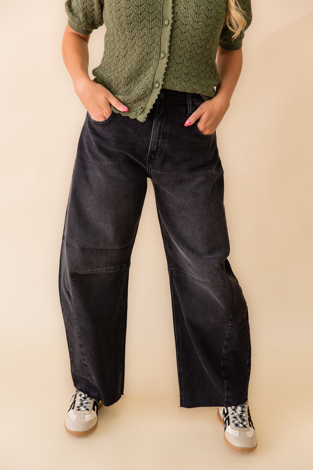Michigan Ave Barrel Jean
