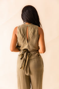 Lex Halter Wrap Top