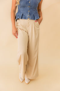 Foxglove Cord Belted Pants