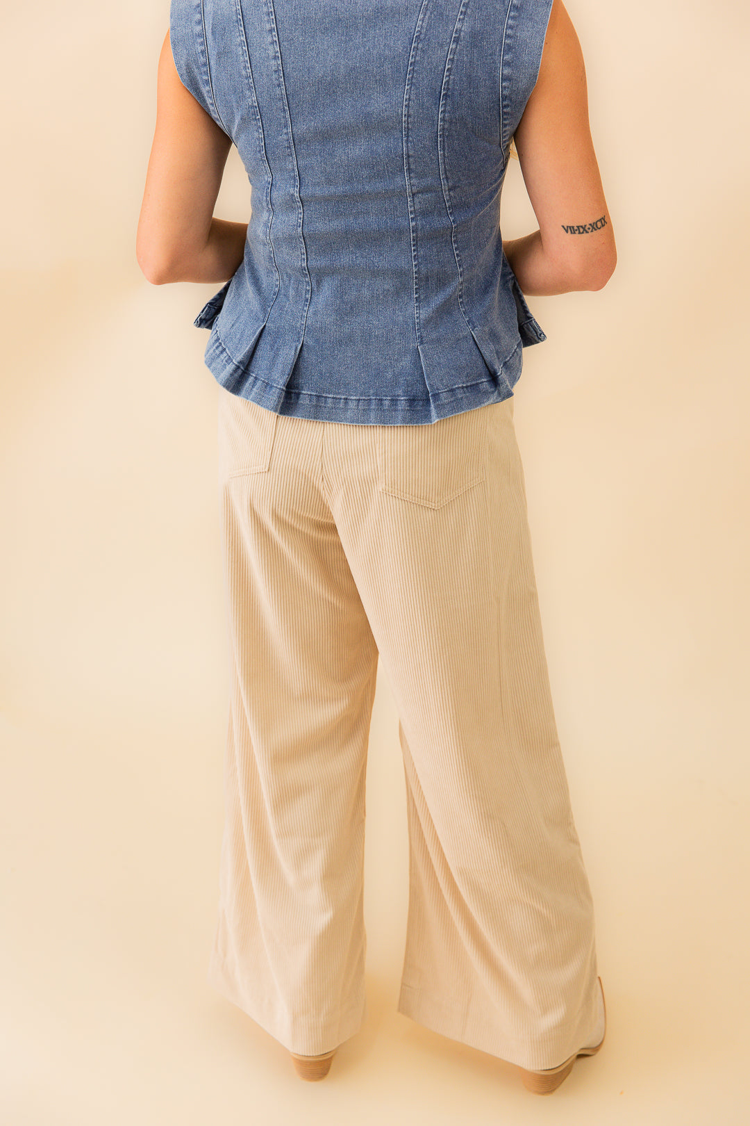 Foxglove Cord Belted Pants