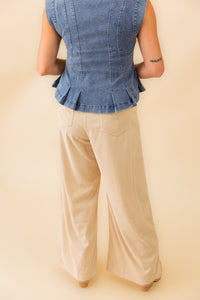 Foxglove Cord Belted Pants