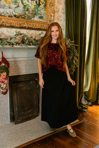 Josephine Sequin Top