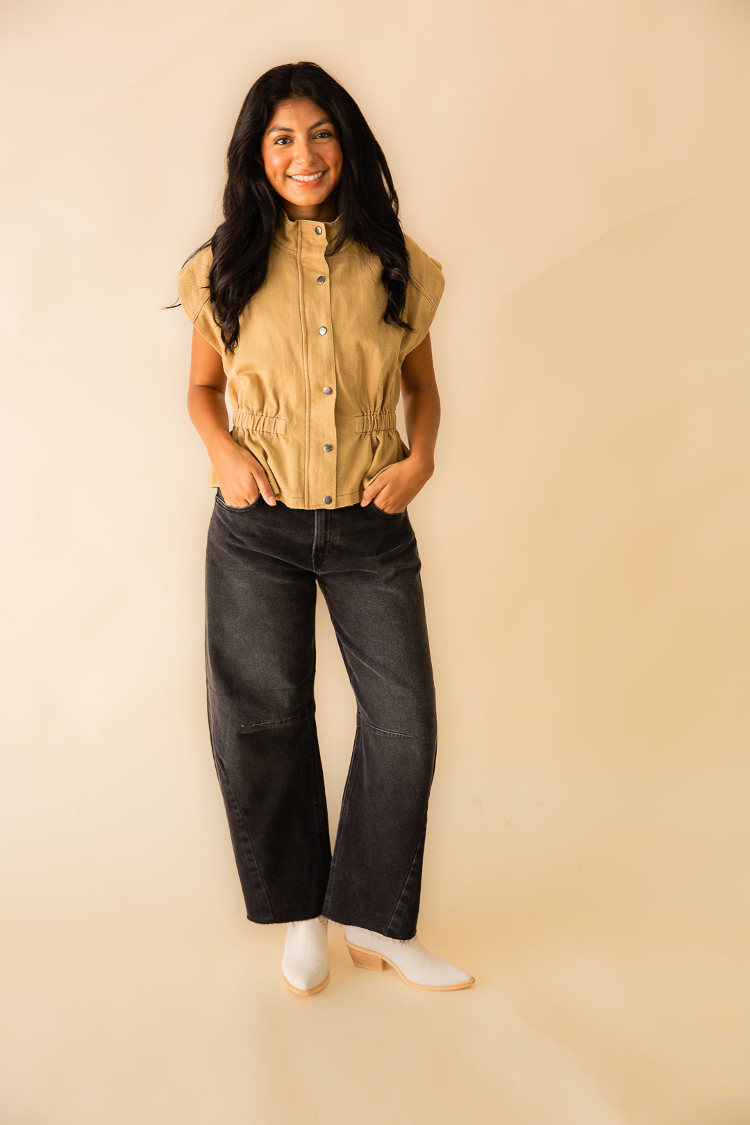 Bridgette Button Up Top
