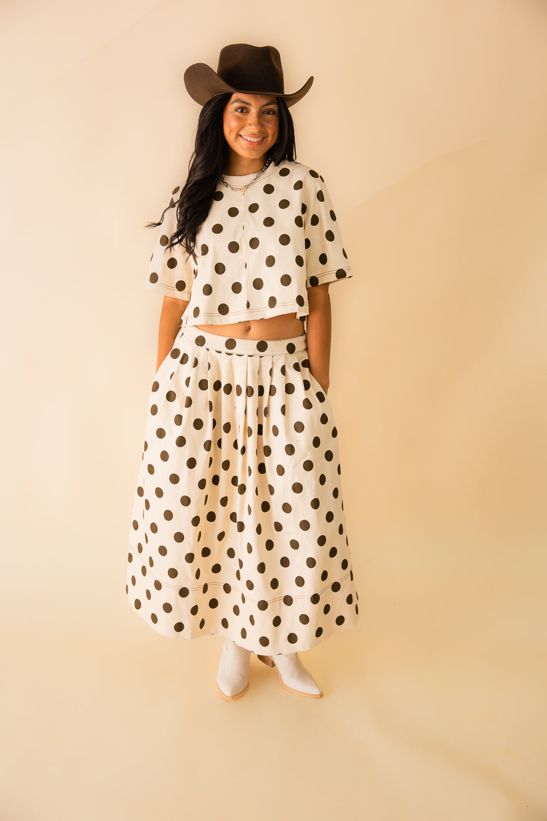 Janie Polka Dot Top
