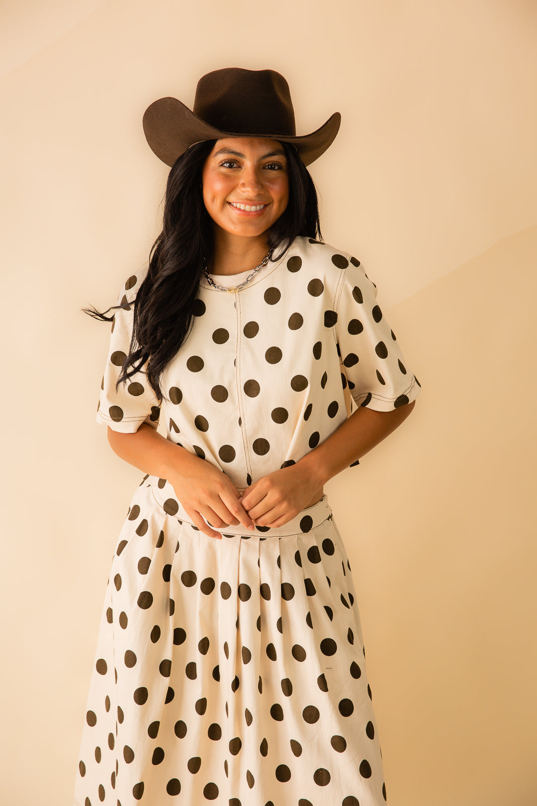 Janie Polka Dot Top
