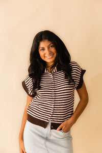 Poppy Button Down Top