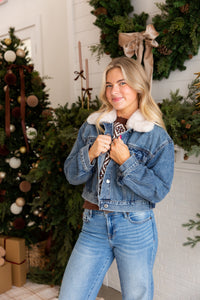 The Daily Denim Fur Jacket