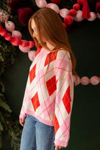 Winnie Argyle Sweater