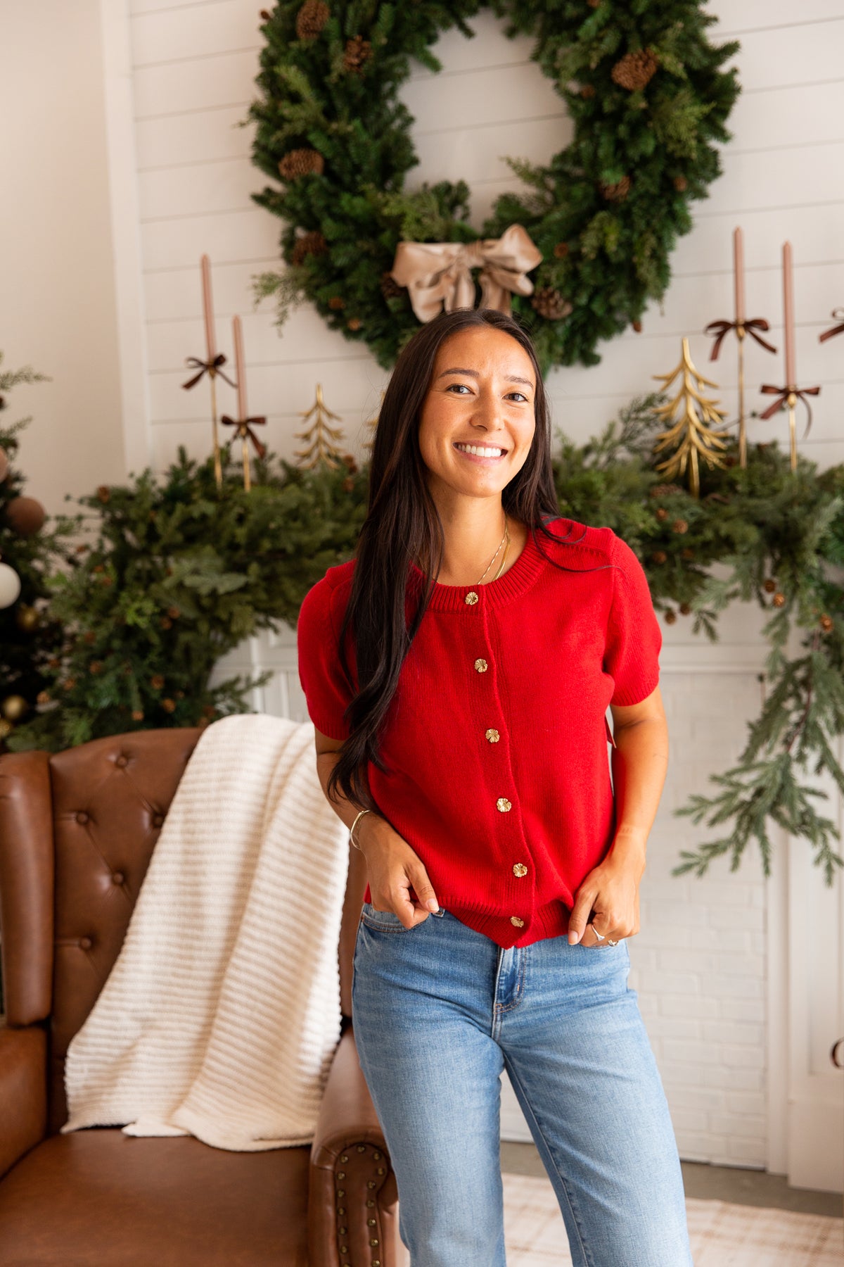 Rory Short Sleeve Cardigan