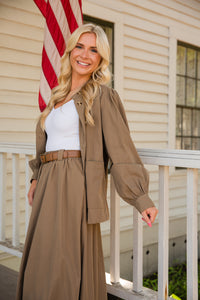 Village Button Front Jacket