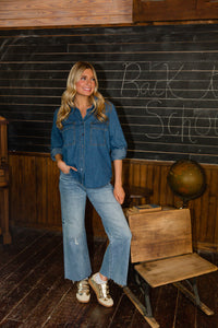 Talma Button Up Top