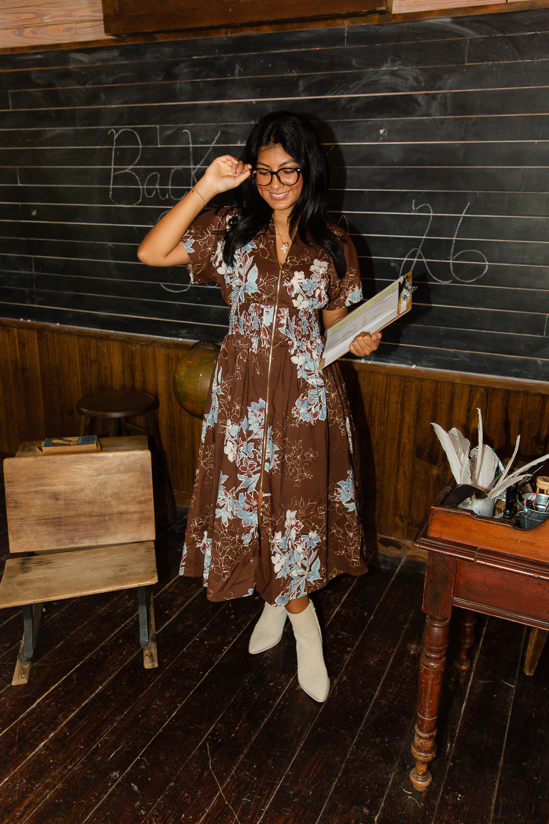 Eloise Floral Midi Dress
